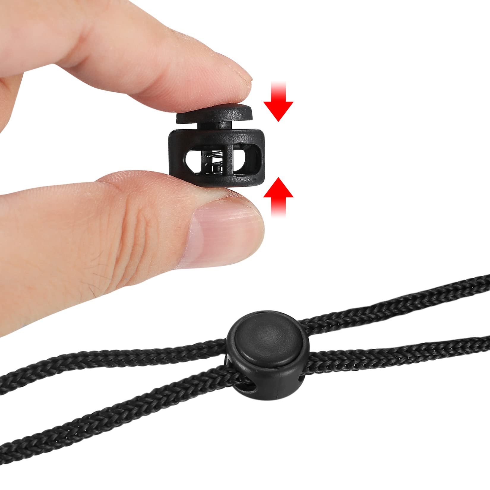 Fermacorda Con 2 Fori - 20 Pezzi Colorati Per Lacci, Zaini, Tendaggi - Foto 13