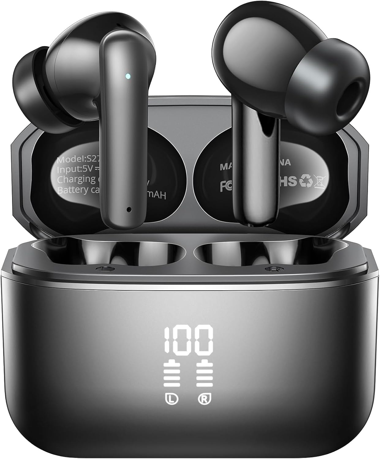 YOHOTA Wireless Earbuds, Bluetooth 5.3 Headphones In Ear with 4 ENC Noise Cancelling Mic New Bluetoo… YOHOTA Wireless Earbuds, Bluetooth 5.3 Headphones In Ear with 4 ENC Noise Cancelling Mic New Bluetoo…