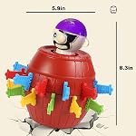 Pirate Funny Barrel Large Size Tricky Spoof Game 8.3x5.9in Lucky Stab Toys Party Interactive Spoof Pop-Up