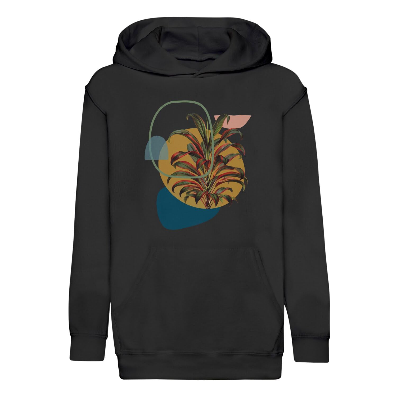Sweat enfant plante exotique vintage pull à capuche tropical jungle feuille - 4