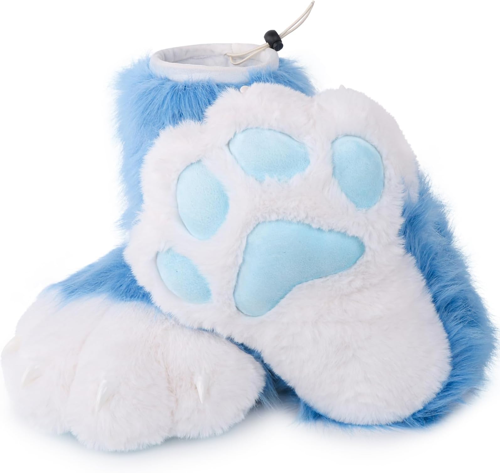 Cosplay Animal Cat Plastic Claws for Fursuit Feet Paw Shoes Furry Paw Slippers Adults Costume Accessories Set