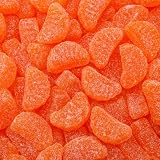 Orange Candy Slices 3 lb in Bulk Resealable Bag - Made with Natural Flavors, Jelly Candy for Events and Everyday Snacking