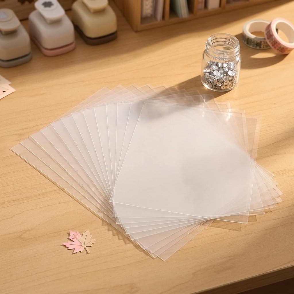 Clear Acetate Sheets 30 Pcs for Crafts and Die