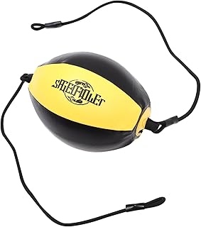 INOOMP 2 Peças Kit Stropping Kit De Couro Pendurado Boxe Saco Profissional Bola De Boxe Kit Saco De Bola De Boxe Saco De Extremidade Dupla Âncora Bola De Soco Bola De Velocidade Bola De