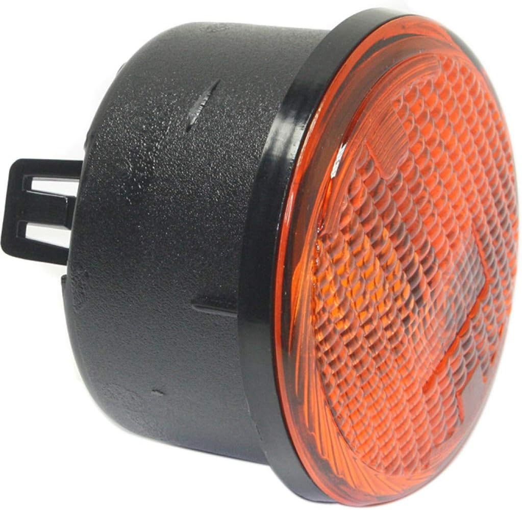 CarLights360 For Jeep Wrangler Turn Front Signal Light 2007 08 09 10 11 12 2013 Passenger Side With Bulbs Included DOT Certified For CH2531103 | 55077884AD