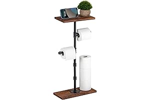 Lavievert Toilet Paper Stand Matte Black