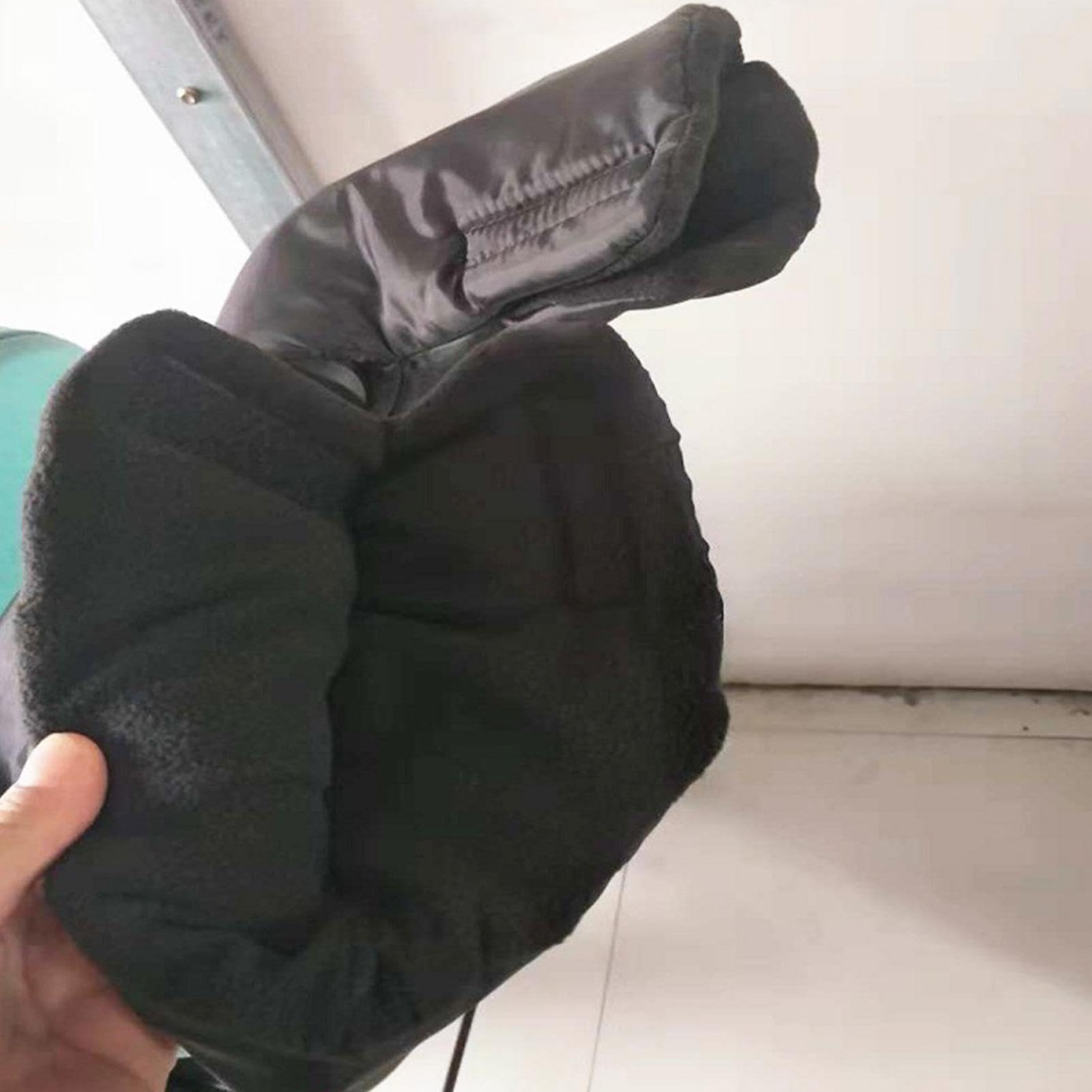 Guantes para cochecito, guantes de forro polar extragruesos para accesorios de cochecito, puños cálidos para carrito de golf, equipo de protección ideal para el invierno para padres en movimiento