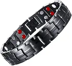 Pulseira Magnética Bioquantica Aço 316L Maior Resistência