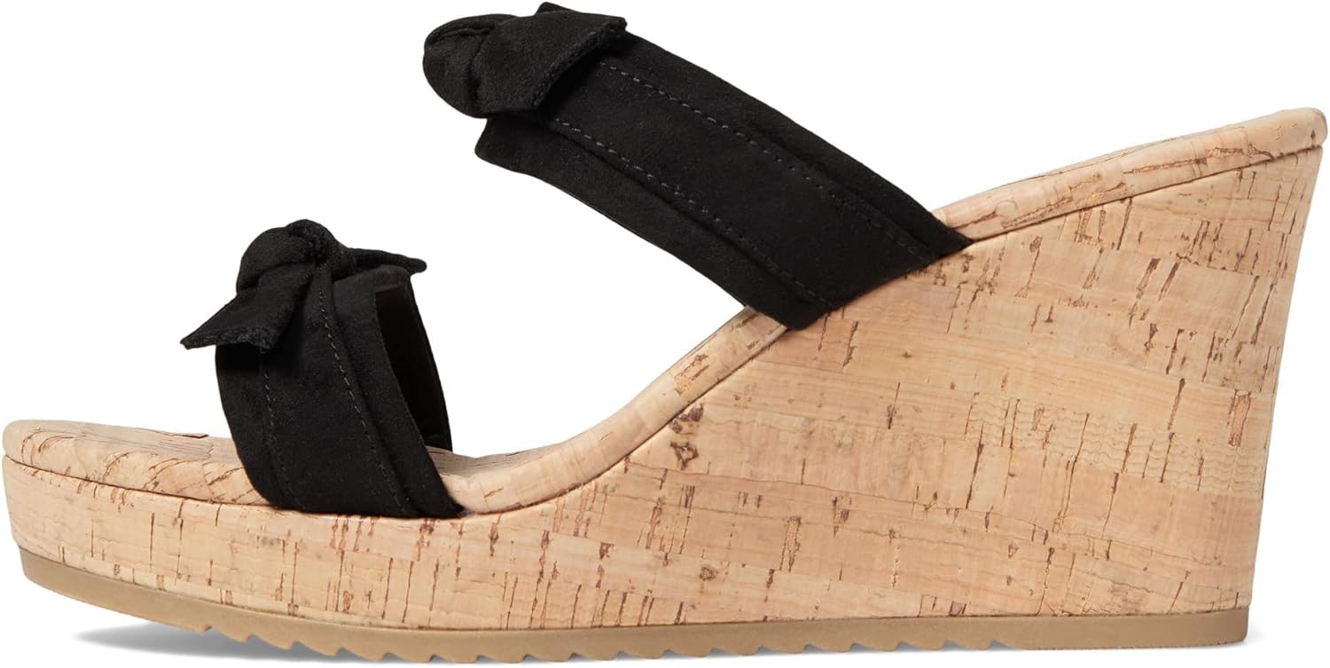 Anne Klein Women's Wiona Platform, Black, 10