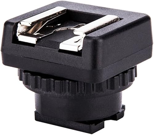 JJC Micrófono y luz LED convertidor adaptador de zapata fría para Sony FDR-AX53 AX43 AX45 AX33 AX60 AX100 AX700 HDR-CX675 CX680 CX900 CX400E CX510E