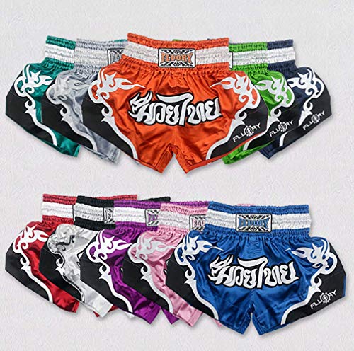 FLUORY Muay Thai Fight Shorts,MMA Shorts Clothing Training Cage Fighting Grappling Martial Arts Kickboxing Shorts Clothing4