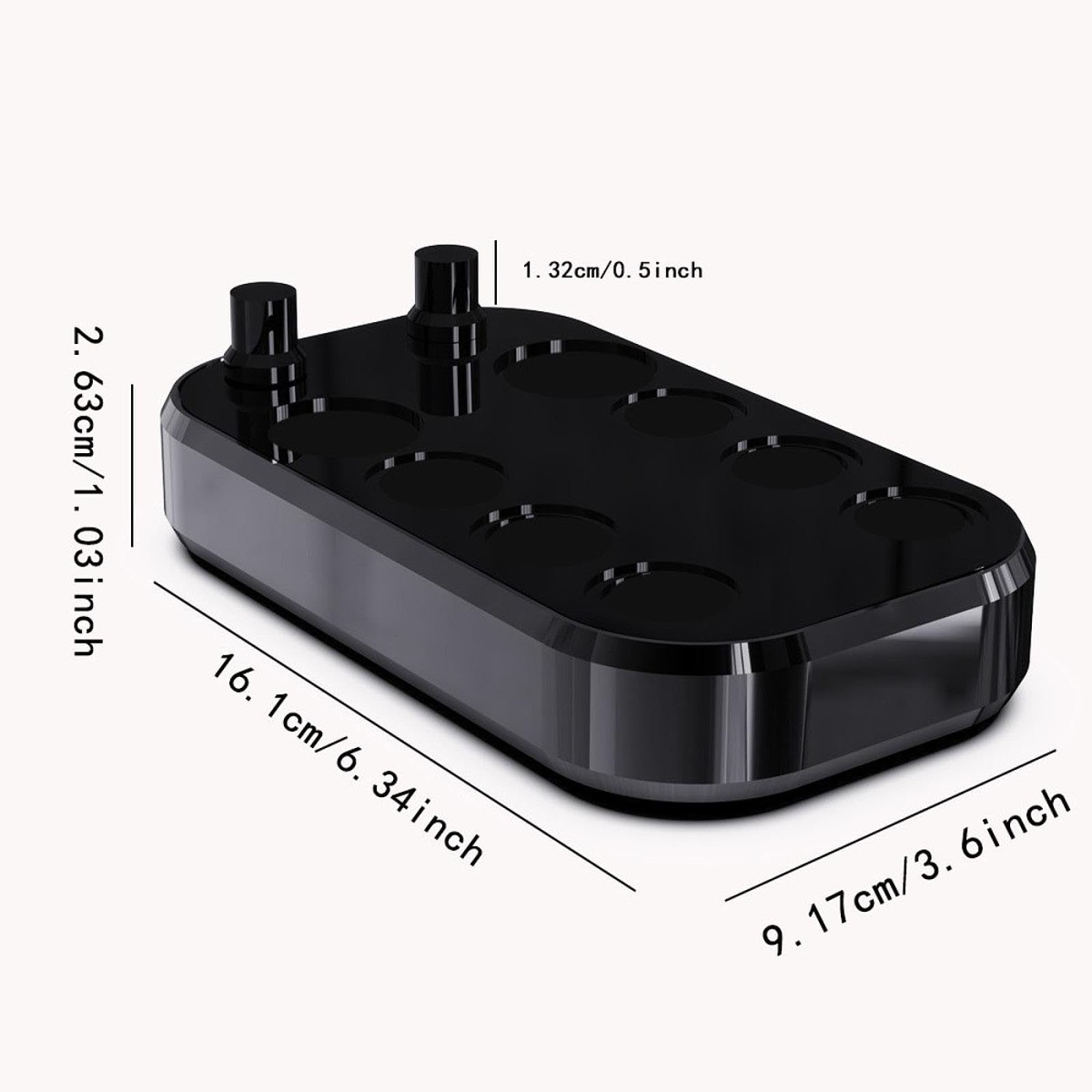 MERIGLARE Mezclador de tinta Agitador de tinta Fácil de usar Mini vaso de tinta Mezcla de pintura para laboratorio para salones de esmalte de