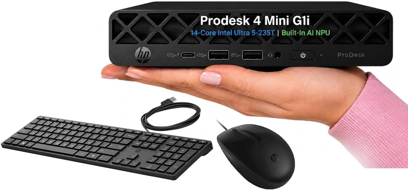 HP ProDesk ミニPC 本体 Amazon.com: HP ProDesk 4 G1i Mini PC 14-Core Ultra 5-235T (> i5