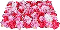 Vista 29 de Arreglo de flores artificiales para decoración de paredes; paneles decorativos con hortensias artificiales para el hogar, fiestas, bodas, Navidad