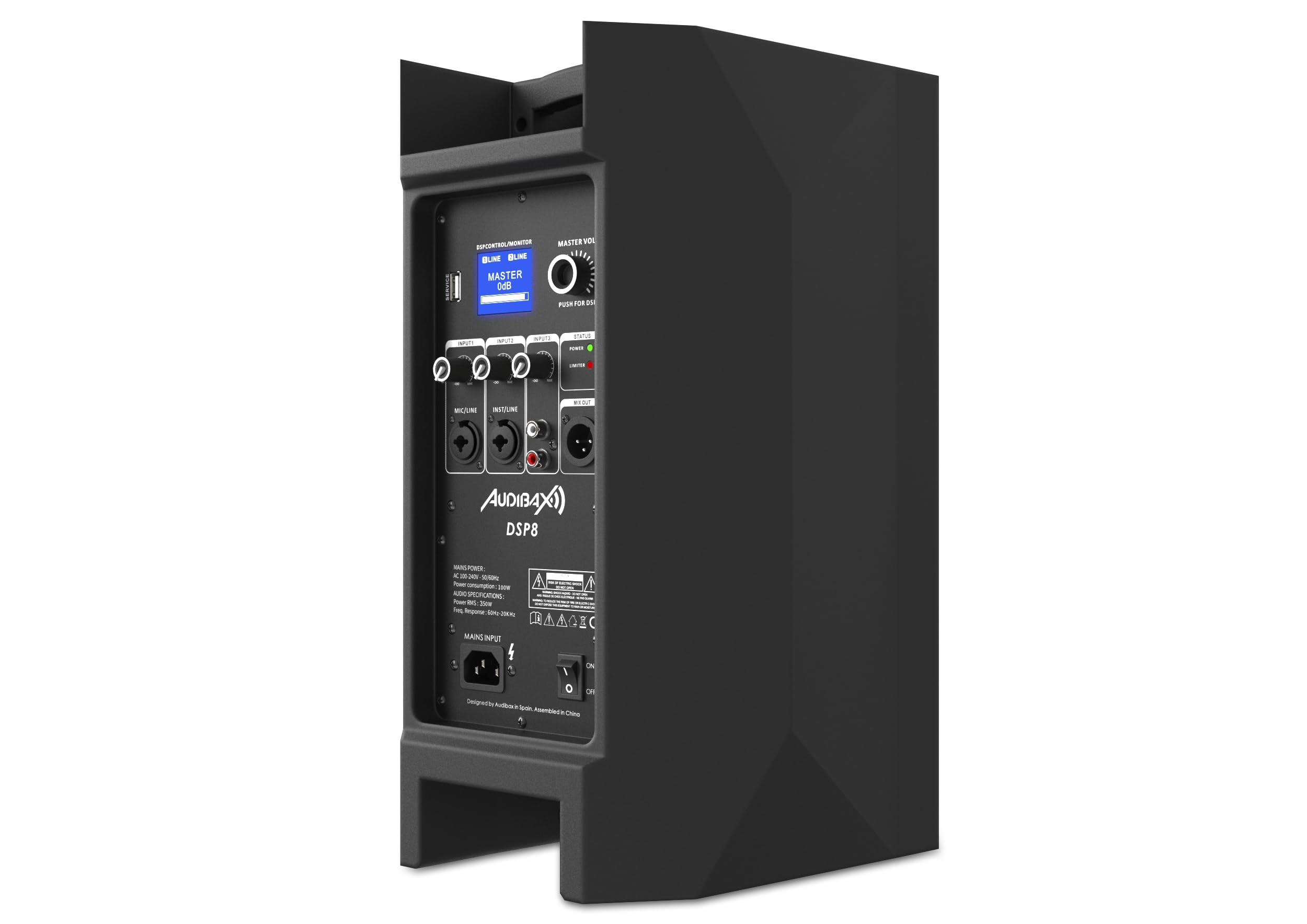 Audibax DSP8 Altavoz 8" Activo 450W Con DSP