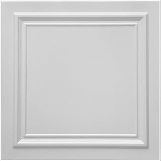 Styro Pro Decorative Styrofoam Ceiling Tiles to Cover Popcorn, Pack of 48 (Covers 129 sq ft). Easy DIY Glue up Application on Any Flat Surface or Popcorn Ceiling. Model #RM24…