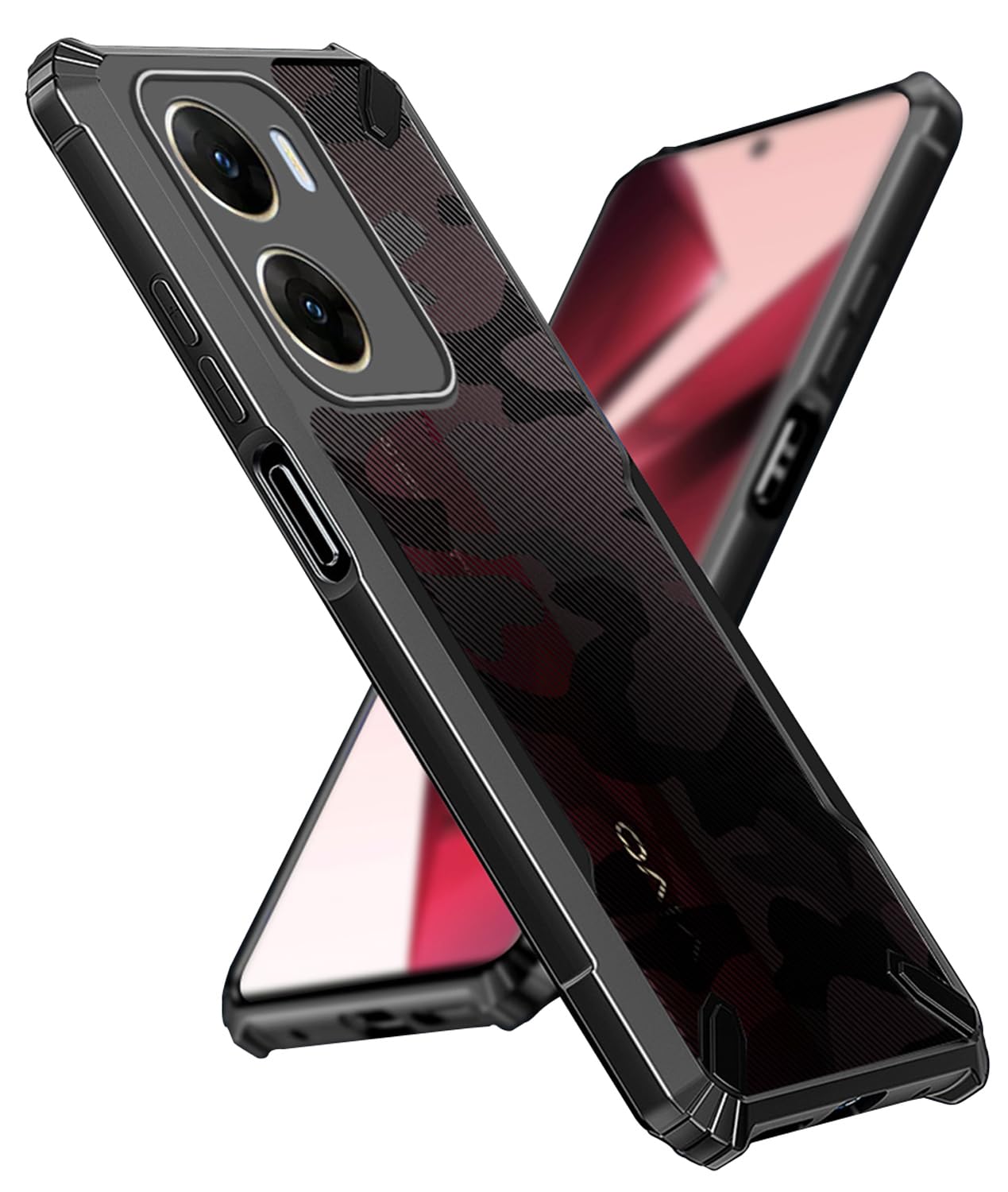 Kapa Bull Camouflage Back Cover for Vivo V29E | [Military Grade Protection] Shock Proof Slim Hybrid Bumper Case (Black) (B0CV5D4ZTS) Amazon Price History, Amazon Price Tracker