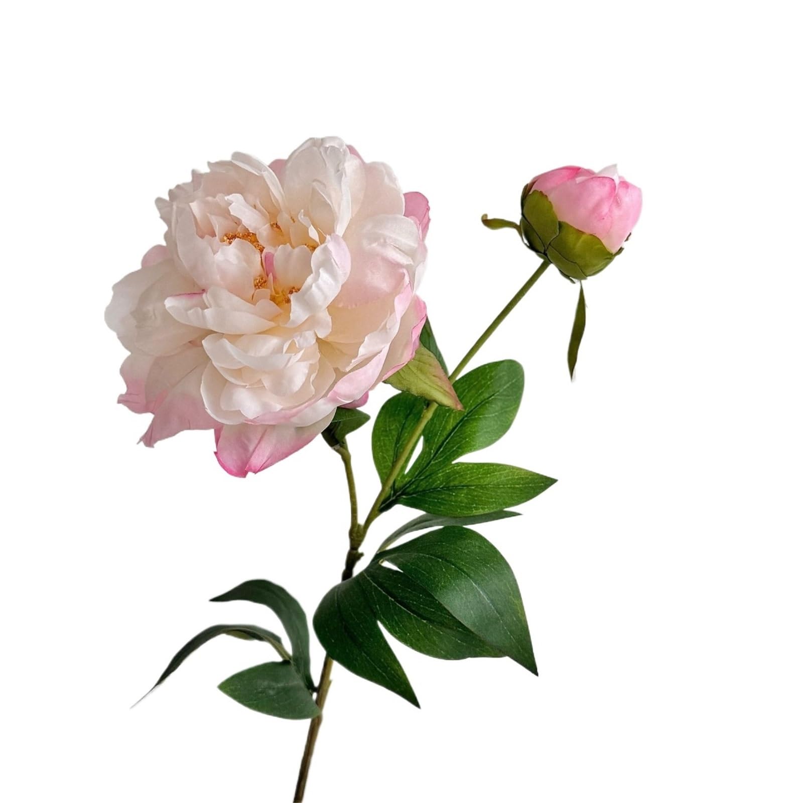 HONKERW fake flowers 3PCS Peony Artificial Flower Stems Fake Peonies Silk Floral Arrangement Real Touch Peony Flower for home Decor artificial(Rose)