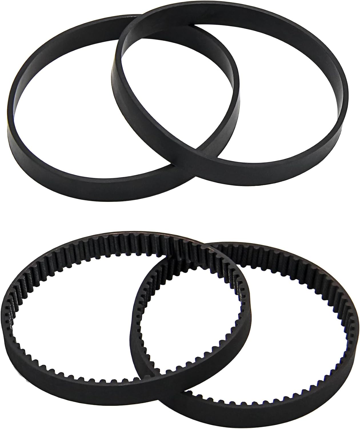 2 Set Belt Replacement Kit for Bissell Proheat Deepclean Essential Cogged and Flat