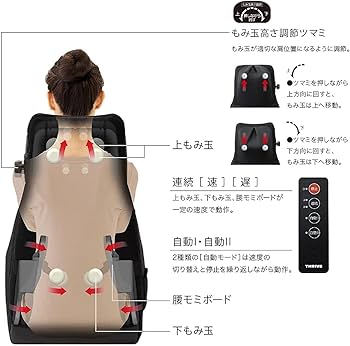 Amazon | スライヴ シートマッサージャー 「3パターンのモミ方で