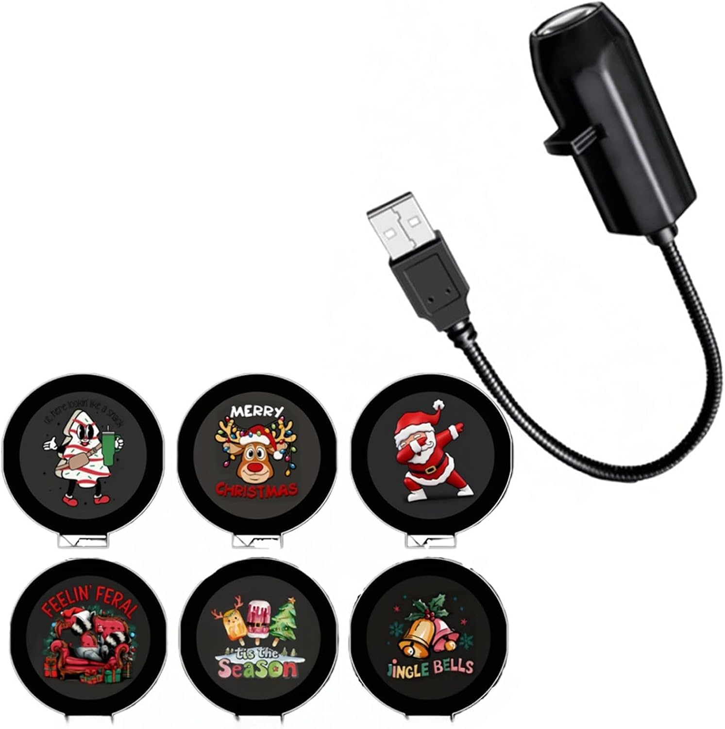 Haunt Rise Projector, Turns Any Car or Window into an Instant Haunt，Xmas