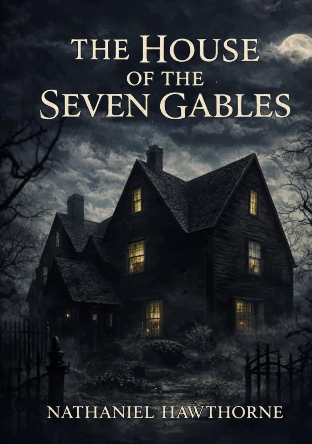 The House of the Seven Gables: American Gothic Classic Illustrated Book by Nathaniel Hawthorne
