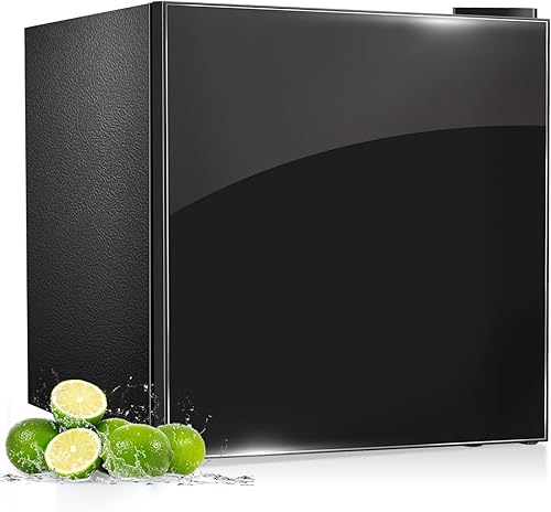 Havato Mini refrigerador con congelador, refrigerador compacto reversible de una sola puerta de 1.6 pies cúbicos, mini refrigerador retro para