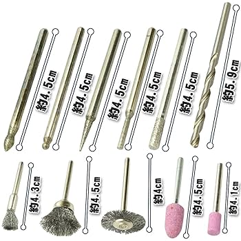 Amazon | サビ取りワイヤーブラシ パーフェクトセット 電動