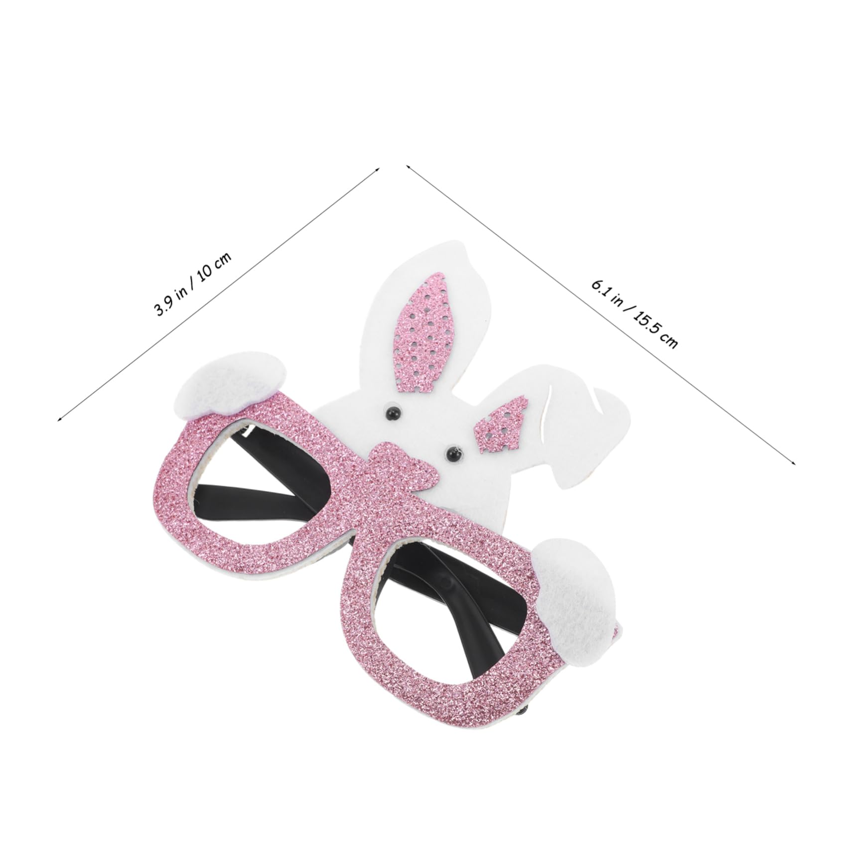 TOVINANNA Bunny Ears Headband Easter Party Decorations Rabbit Sunglasses Kids' Novelty Eyewear
