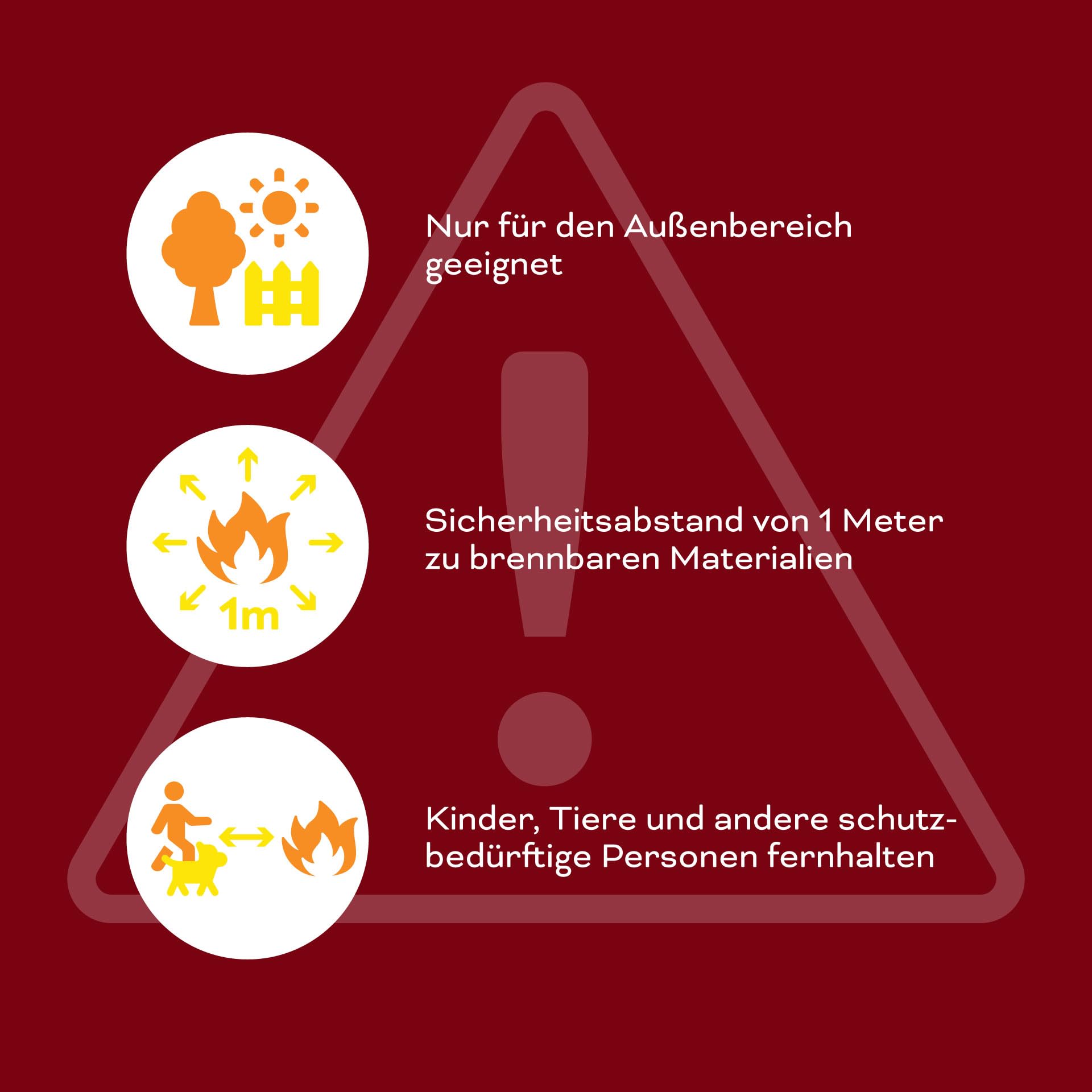 REDFIRE® Moderner Kamin für den Außenbereich 60 cm - Kingston XL mit Holzrost - Feuerschalen für den Garten - Sockel als Holzlager, Optimale Belüftung