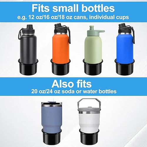 Miniatura 5 de 2 soportes negros para tazas de sofá, portavasos de plástico universal empotrados, soportes de repuesto para latas de bebidas para sofá, barco,