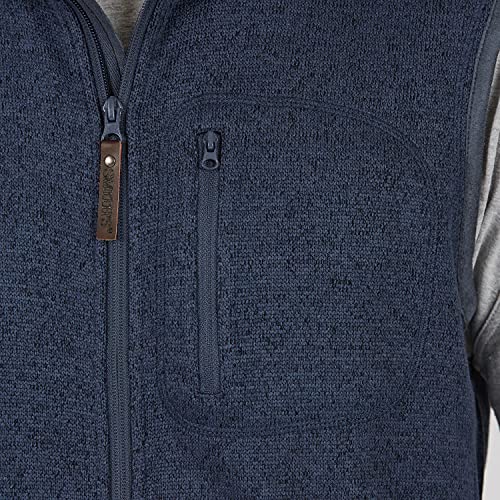 Image of Smith's Workwear mens Full Zip Sweater Fleece Vest