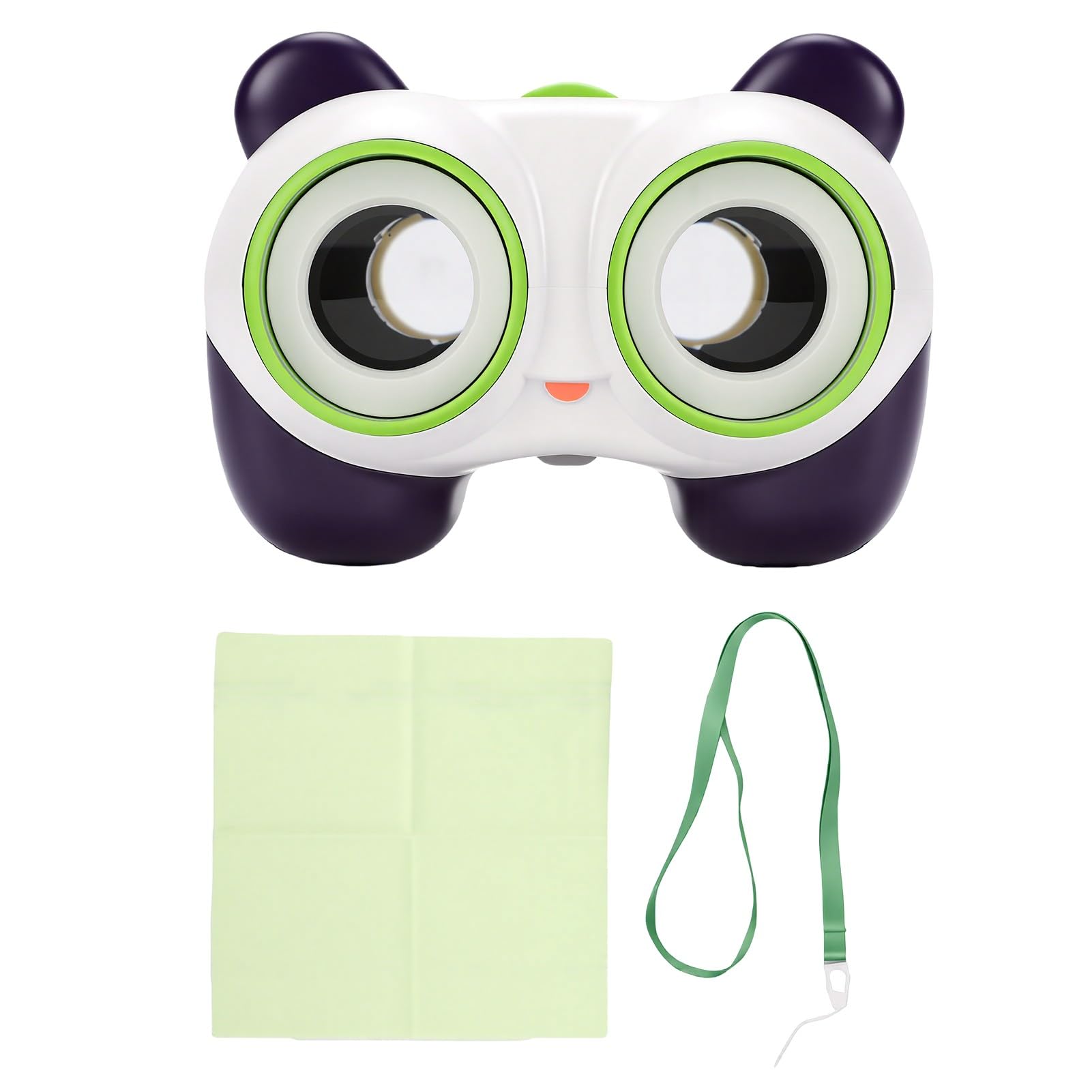 Luocute Prismáticos para Niños y Niñas, Lente óptica con Diseño de Panda