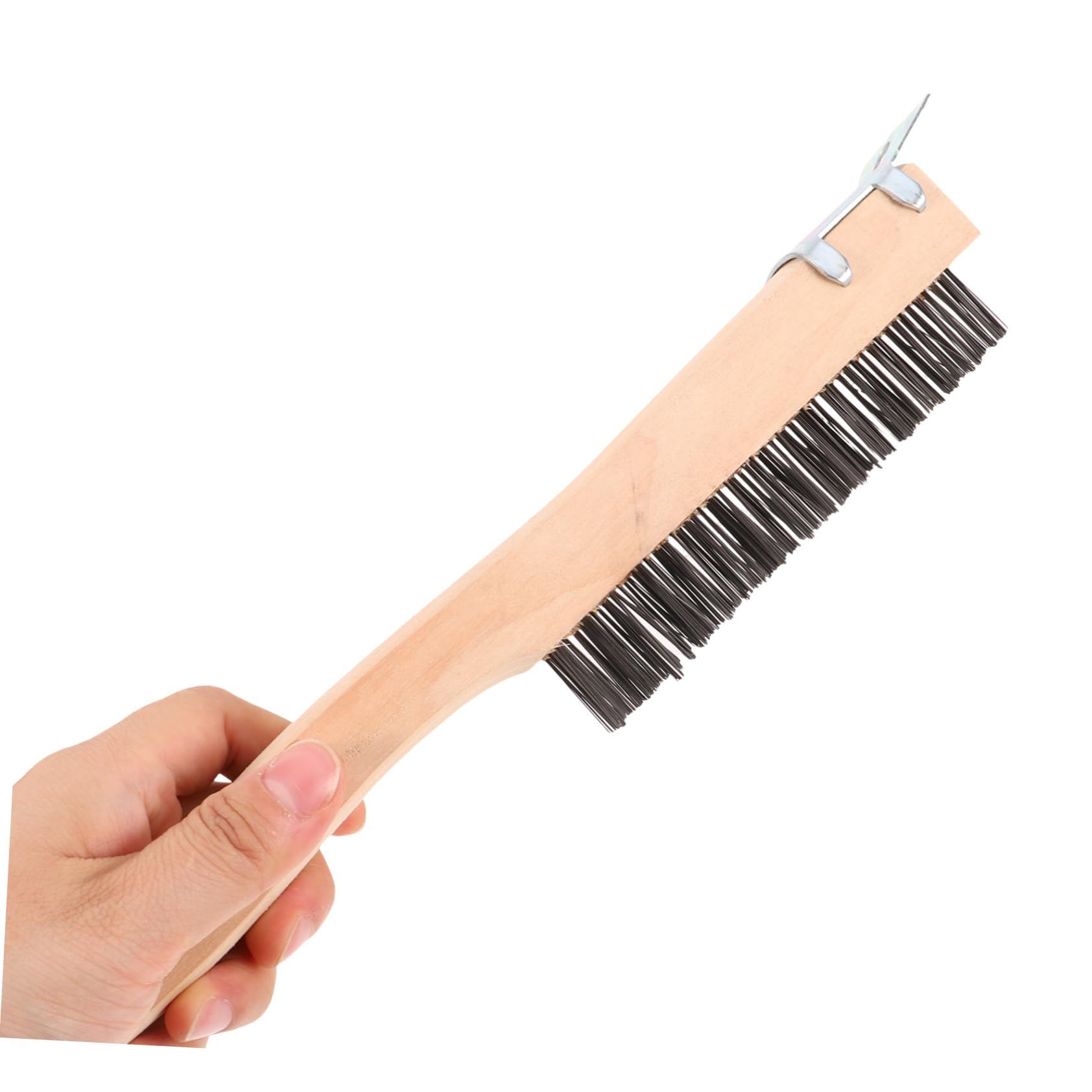 STOBAZA 2sets Wire Bristle Brush Wire Brush Cleaning for Rust Removal Heavy Duty for Metal Cleaning 2pcs*2