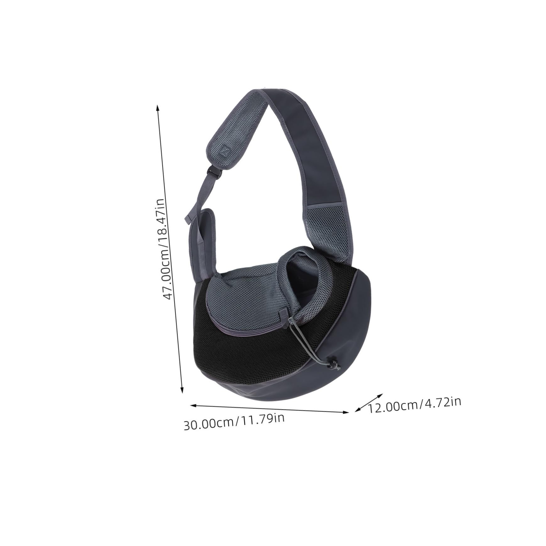 HOLIDYOYO Small Dog Sling Carrier Pet Backpack for Dogs Cats Comfortable Easy to Use