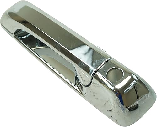 Miniatura 424 de TRQ Manija de puerta exterior delantera izquierda plateada para el lado del conductor compatible con Nissan 370Z 2009-2017