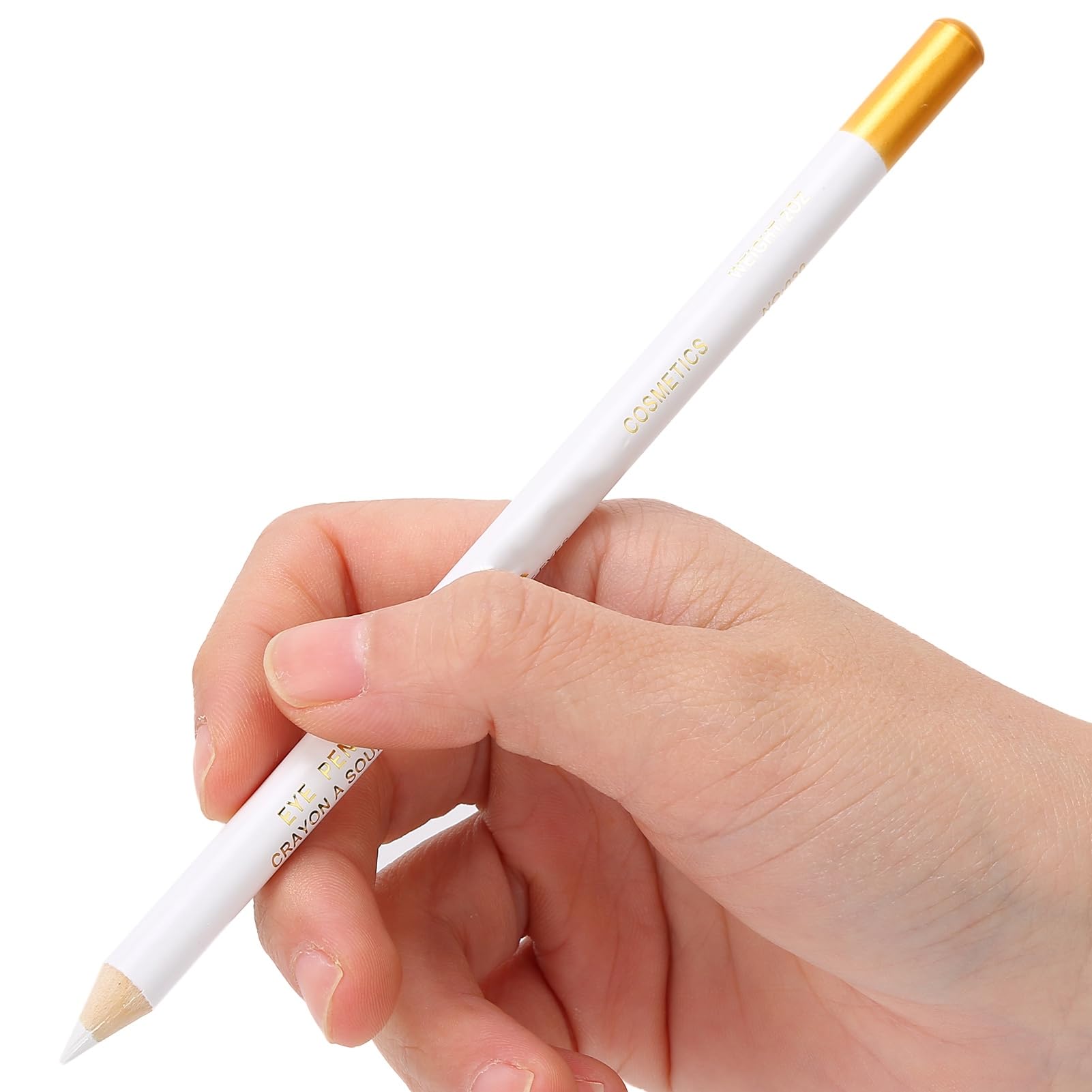 Hairdressing Pen, Beard Pencil Filler, Hair Cutting Tracer Grooming Pencil Barber Supplies, Tracing Tool/Guide for Beard, Hairline, Pointed Beard for Styling & Beard Shaping (White)