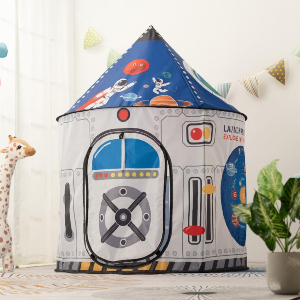 Tenda Spaziale per Bambini,Tenda gioco bambini,Tenda per bambini,Capanna per bambini - La Casetta dei Sogni nel Giardino della Fantasia