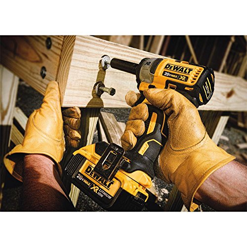 DEWALT 20V MAX XR Cordless Impact Wrench Kit, 3/8-Inch (DCF890M2)