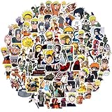 Ninja Stickers 100pcs Anime Stickers Vinyl Waterproof Decal Stickers for Laptop Cars Motorcycle Bicycle Skateboard Luggage Trendy Stickers for Teens Kids Children Adults