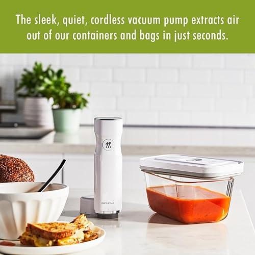 Miniatura 3 de ZWILLING Máquina selladora al vacío de mano Fresh & Save para un fácil almacenamiento