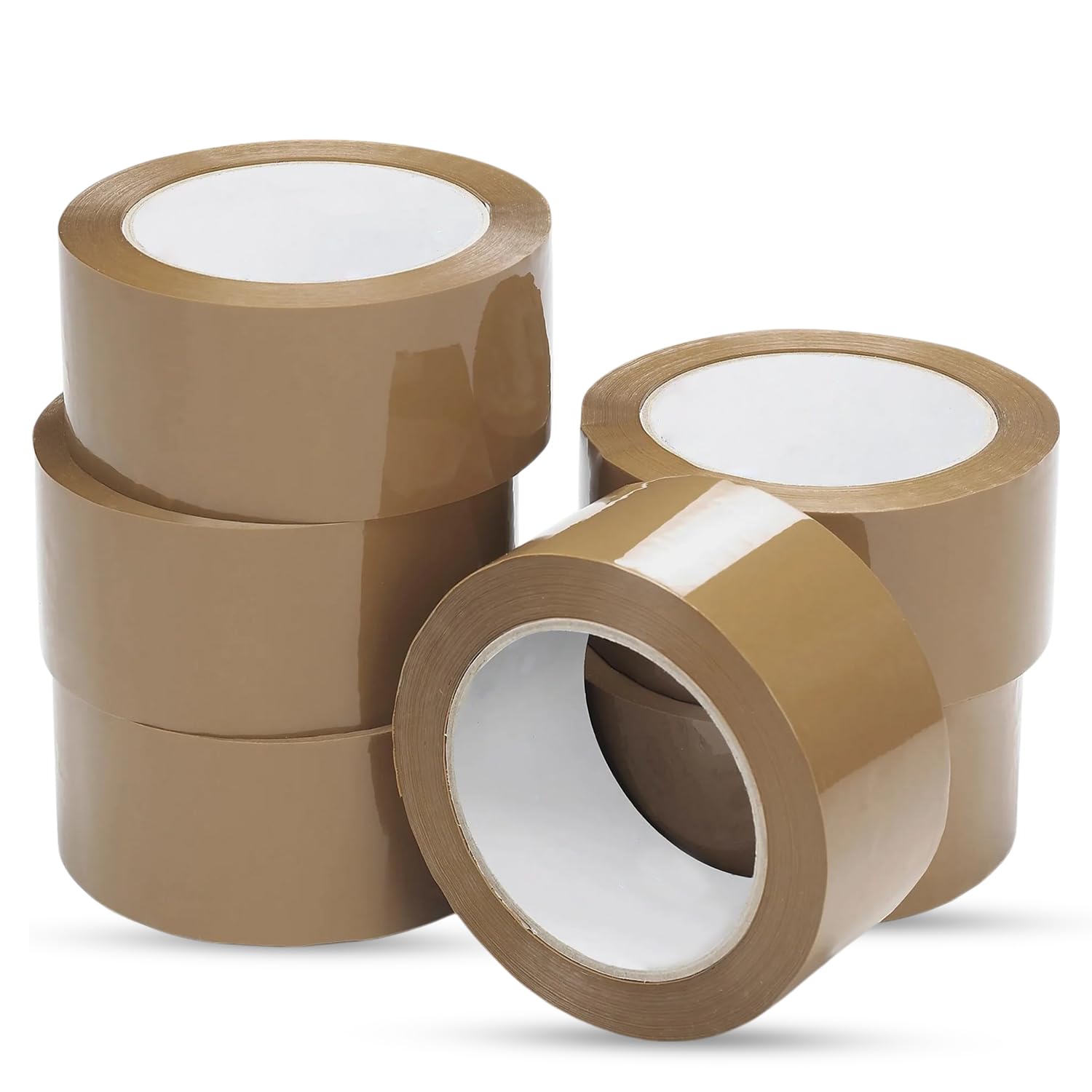 PDS Brown Tape Heavy Duty 3 Roll of 48mm x 66m Brown Parcel - Packaging Tape for Packing Parcels, Boxes, Cartons, Moving House - Adhesive Transparent for Multi-Use
