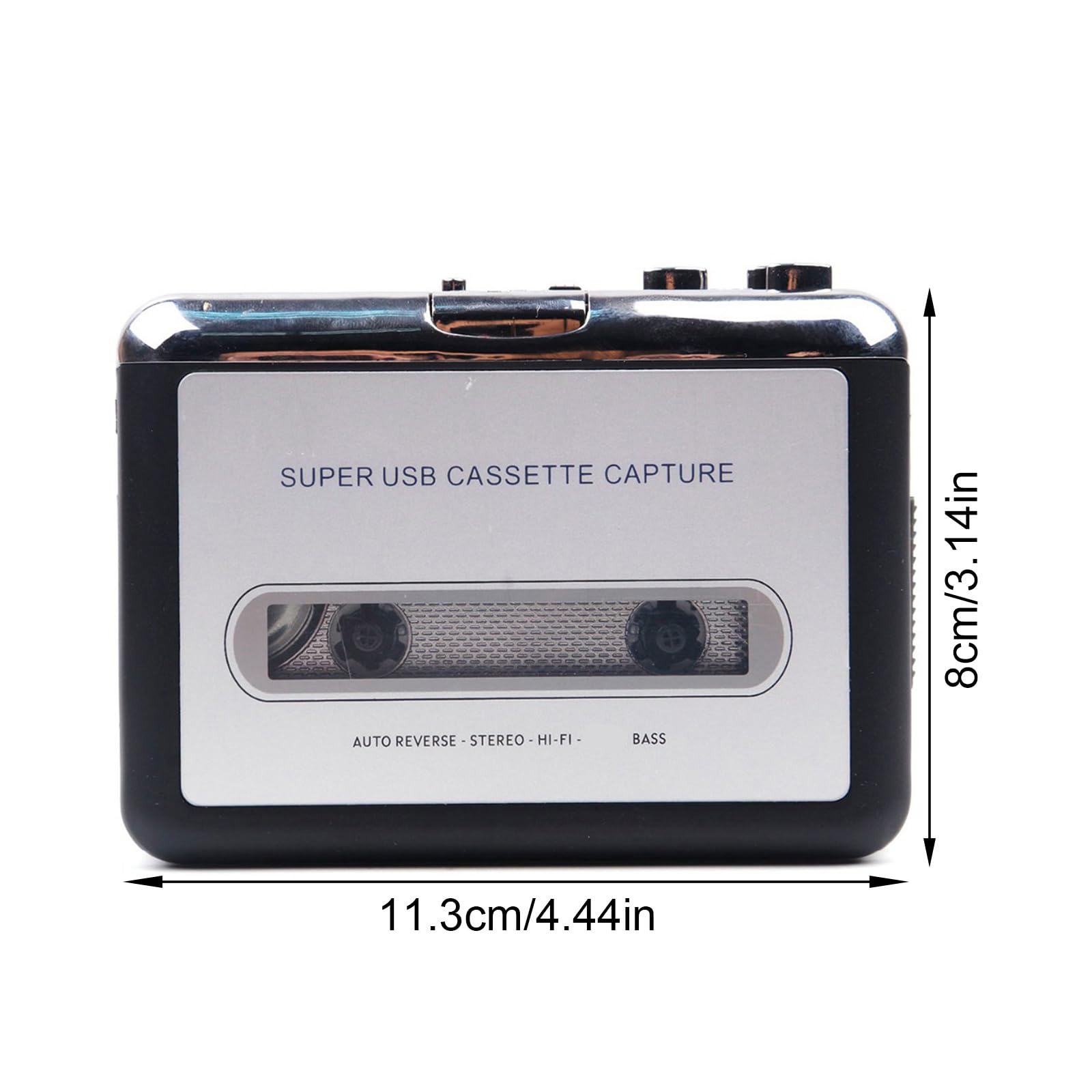 Cassette USB al convertitore digitale per PC con plug and play e trasferimento audio ad alta fedeltà formato MP3 per la casa lettore di cassette USB