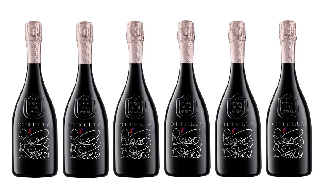 6x 0,75l - Ottella - Roses Roses Brut - Metodo SoloUva - Veneto - Italien - Rosé-Schaumwein brut