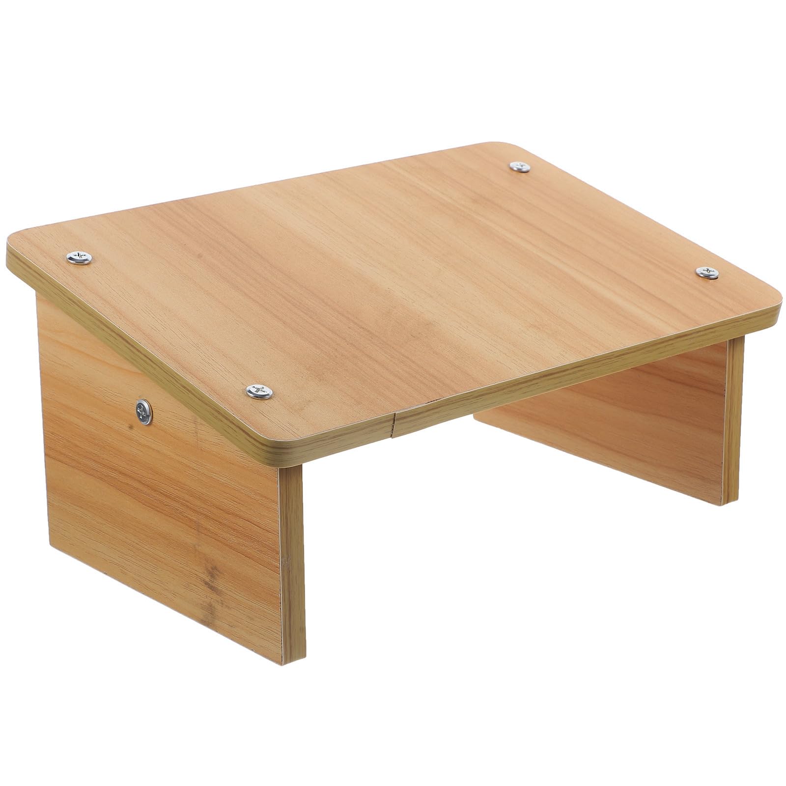 Tabouret repose-pieds en bois de sapin taille moyenne ergonomique pour le bureau