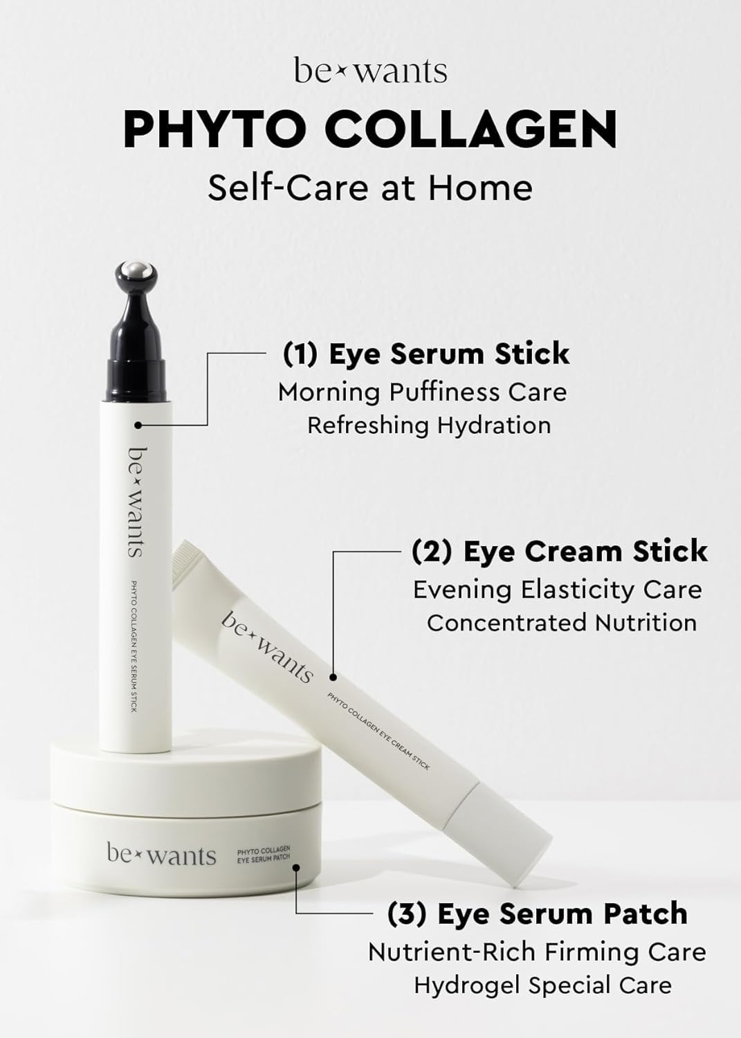 bewants Under Eye Patches for Puffy Eyes, Korean Under Eye Mask with Vegan Collagen and 71.9% Bamboo Water, Patches for Dark Circles and Cooling, 60 pieces - Image 7