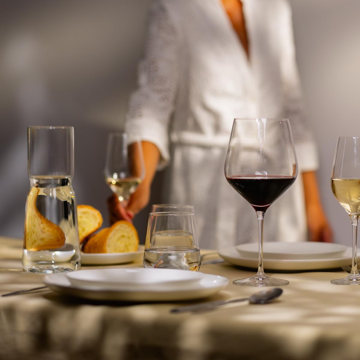 KROSNO Verres à Vin Rouge Lot de 6, 530 ml, Syrah, Collection Harmony