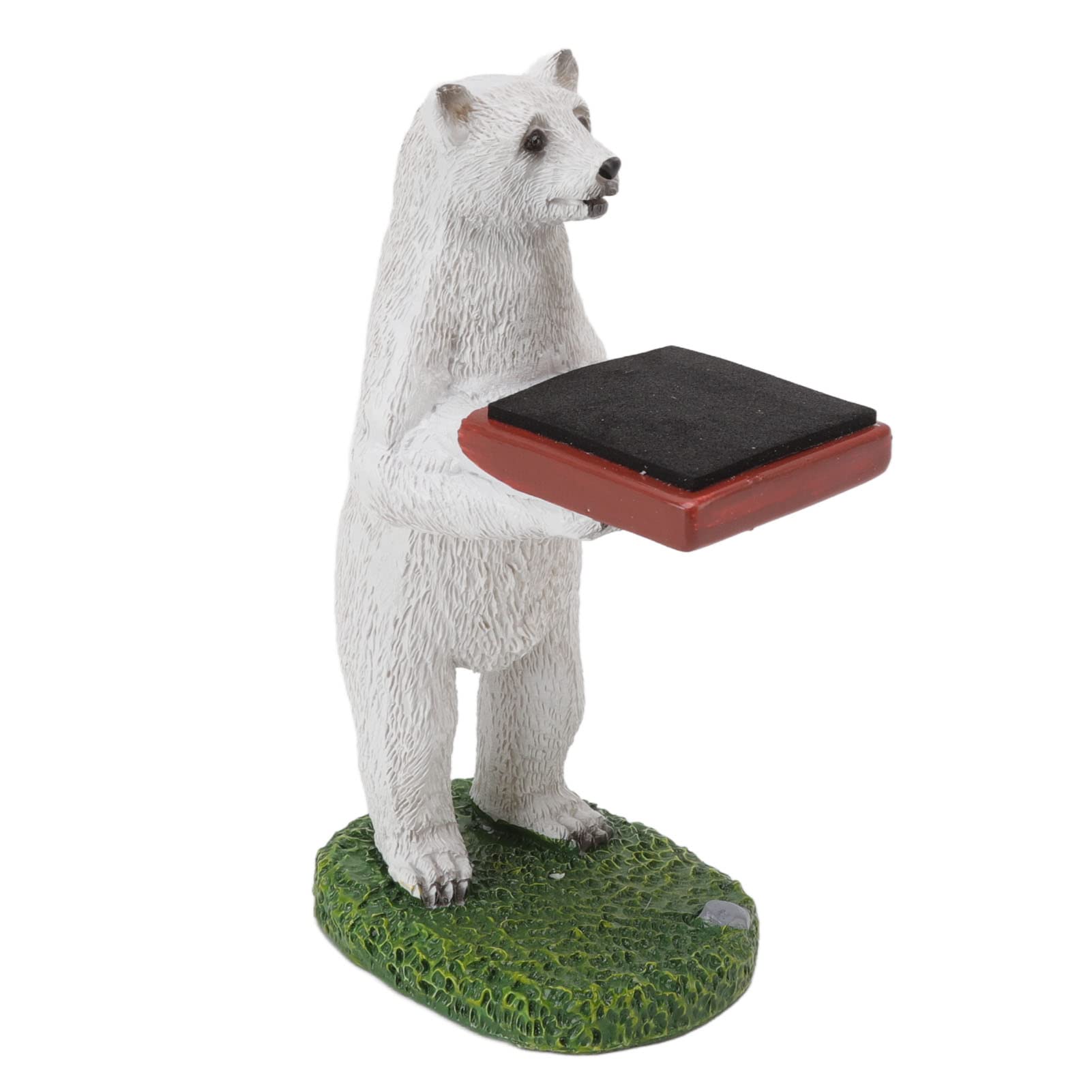 TOPINCN Solid Jewelry Display Stand, Watch Stand Figurine Model Decorative Watch Display Stand for Home (Polar Bear)
