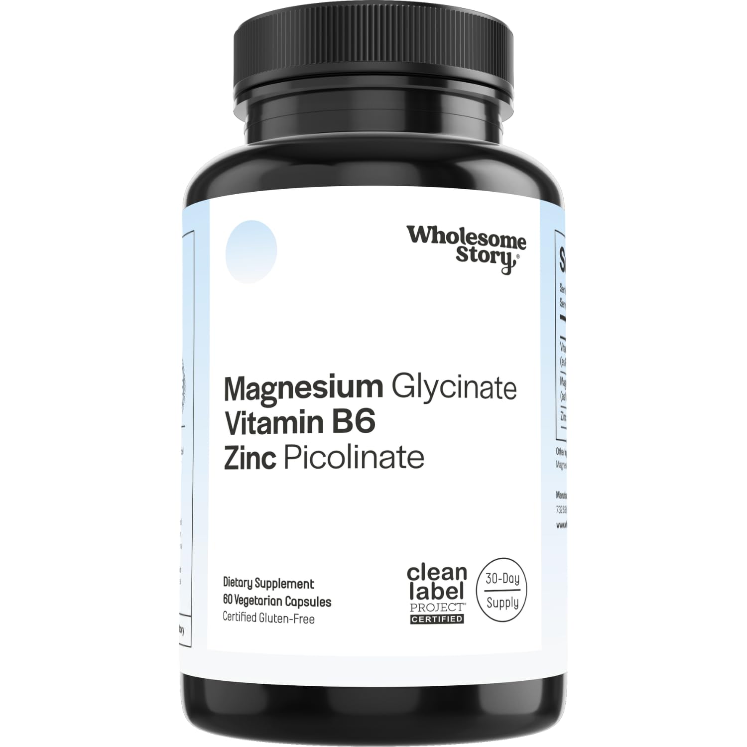 Zinc Picolinate, Magnesium Glycinate Supplements with P5P Vitamin B6 | Magnesium and Zinc Vitamin | Reproductive & Fertility Health, Hormone Balance, Immune System Support | 30 Day Supply 60 Count (Pack of 1)