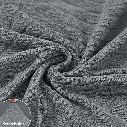 Funda para sillón reclinable seccional beige con bolsillo OBASDFD 6